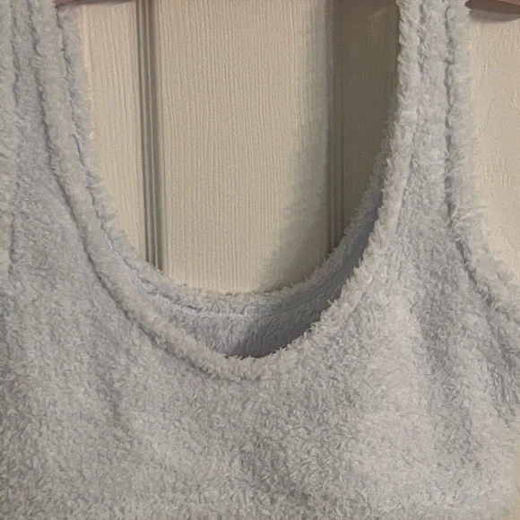 Pink Victoria’s Secret Baby Blue Fuzzy Bralette - Picture 3 of 5